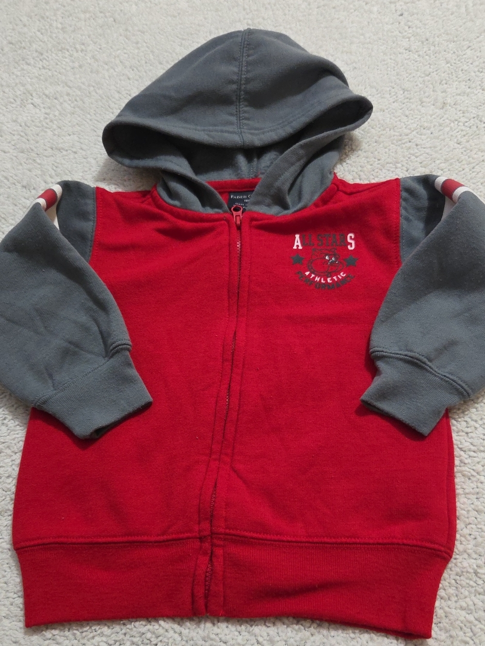 FADED GLORY ZIP UP HOODIE JACKET